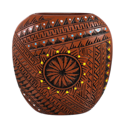 Hand Crafted Navajo Pot By Artist Shelly Watchman JX130407